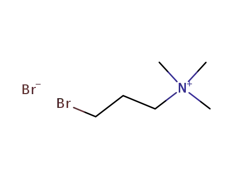 Molecular Structure of 3779-42-8 ((3-Bromopropyl)trimethylammonium bromide)