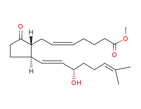 (5Z.13E)-(8R.12R.15S)-15-Hydroxy-9-oxo-19-methyl-5.13.18-prostatriensaeure-methylester