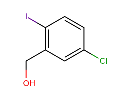 Molecular Structure of 82386-90-1 ((5-CHLORO-2-IODOPHENYL)METHANOL)