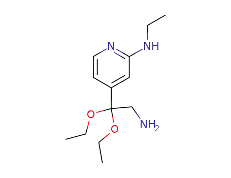 2-<2-(N-ethylamino)-4-pyridyl>-2,2-diethoxyethylamine