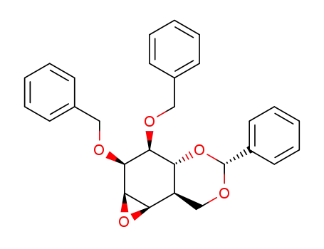 (1aR,2S,3S,3aR,5R,7aS,7bR)-2,3-Bis-benzyloxy-5-phenyl-hexahydro-1,4,6-trioxa-cyclopropa[a]naphthalene
