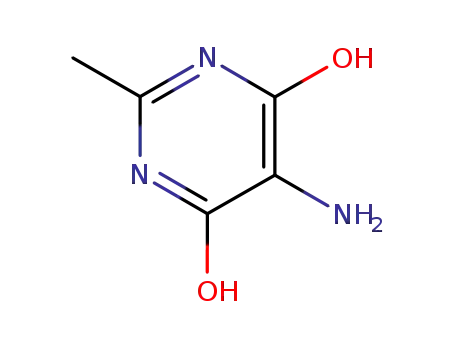 Molecular Structure of 98797-08-1 (5-AMINO-4,6-DIHYDROXY-2-METHYLPYRIMIDINE)