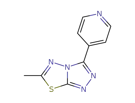 6-methyl-3-(pyridin-4-yl)[1,2,4]triazolo[3,4-b][1,3,4]thiadiazole