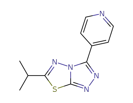 6-Isopropyl-3-pyridin-4-yl-[1,2,4]triazolo[3,4-b][1,3,4]thiadiazole