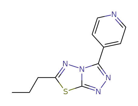 6-Propyl-3-pyridin-4-yl-[1,2,4]triazolo[3,4-b][1,3,4]thiadiazole