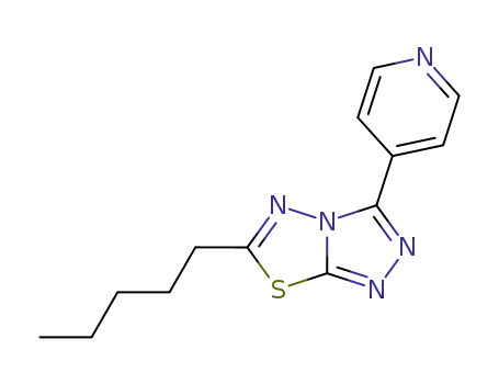 6-Pentyl-3-pyridin-4-yl-[1,2,4]triazolo[3,4-b][1,3,4]thiadiazole