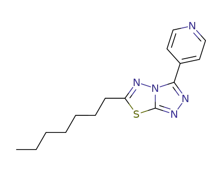 6-Heptyl-3-pyridin-4-yl-[1,2,4]triazolo[3,4-b][1,3,4]thiadiazole