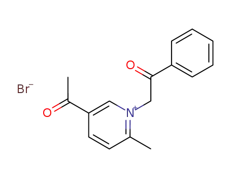 5-Acetyl-2-methyl-1-(2-oxo-2-phenyl-ethyl)-pyridinium; bromide
