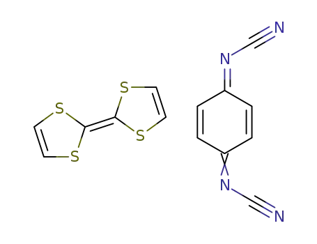 2-(1,3-Dithiol-2-yliden)-1,3-dithiol, CT-Komplex mit N,N'-Dicyan-1,4-benzochinondiimin (1:1)