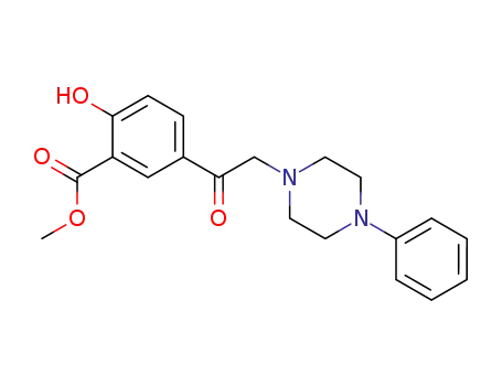 2-Hydroxy-5-[2-(4-phenyl-piperazin-1-yl)-acetyl]-benzoic acid methyl ester