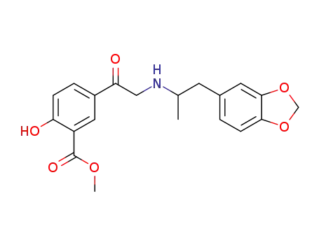 methyl 5-<2-<<2-(1,3-benzodioxol-5-yl)-1-methylethyl>amino>acetyl>-2-hydroxybenzoate