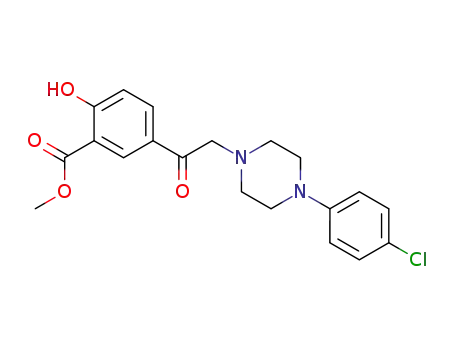 5-{2-[4-(4-Chloro-phenyl)-piperazin-1-yl]-acetyl}-2-hydroxy-benzoic acid methyl ester