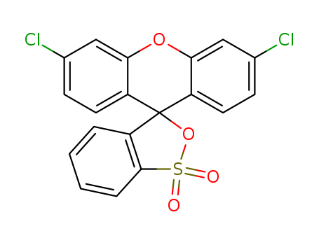 Spiro[3H-2,1-benzoxathiole-3,9'-[9H]xanthene], 3',6'-dichloro-, 1,1-dioxide(77545-45-0)