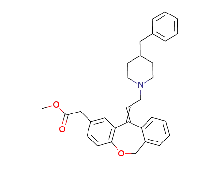 {11-[2-(4-Benzyl-piperidin-1-yl)-eth-(E)-ylidene]-6,11-dihydro-dibenzo[b,e]oxepin-2-yl}-acetic acid methyl ester