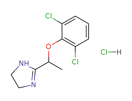 1H-Imidazole,2-[1-(2,6-dichlorophenoxy)ethyl]-4,5-dihydro-, hydrochloride (1:1)