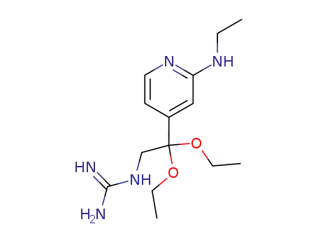 N-[2,2-Diethoxy-2-(2-ethylamino-pyridin-4-yl)-ethyl]-guanidine