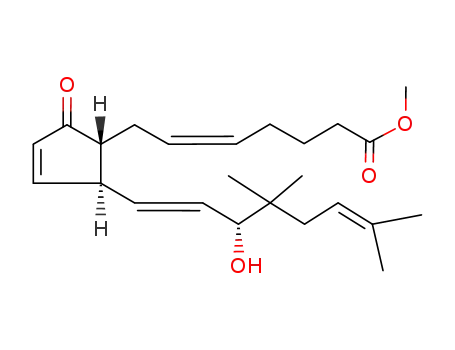 (5Z.10Z.13E)-(8R.12R.15S)-15-Hydroxy-9-oxo-16.16.19-trimethyl-5.10.13.18-prostatetraensaeure-methylester