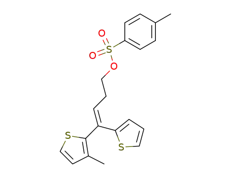 4-(3-methyl-2-thienyl)-4-(2-thienyl)-3-butenyl 4-methylbenzenesulfonate