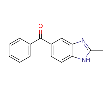 Molecular Structure of 97375-60-5 (Methanone, (2-methyl-1H-benzimidazol-5-yl)phenyl-)