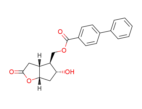 Biphenyl-4-carboxylic acid (3aR,4S,5R,6aS)-5-hydroxy-2-oxo-hexahydro-cyclopenta[b]furan-4-ylmethyl ester
