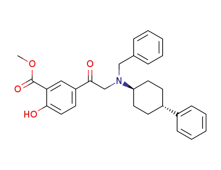 5-{2-[Benzyl-(4-phenyl-cyclohexyl)-amino]-acetyl}-2-hydroxy-benzoic acid methyl ester