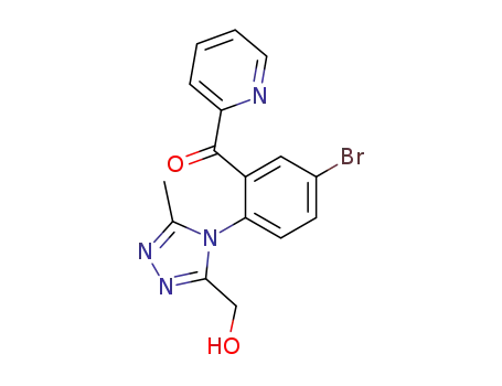 [5-bromo-2-(3-hydroxymethyl-5-methyl-[1,2,4]triazol-4-yl)-phenyl]-pyridin-2-yl-methanone