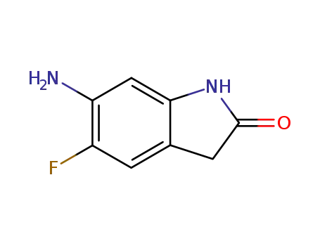 Molecular Structure of 150544-01-7 (6-amino-5-fluoroindolin-2-one)