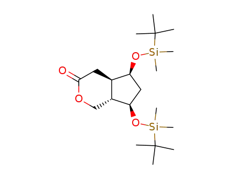 (4aR,5S,7R,7aS)-5,7-Bis-(tert-butyl-dimethyl-silanyloxy)-hexahydro-cyclopenta[c]pyran-3-one