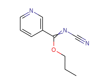 propyl N-cyano-3-pyridinecarboximidate