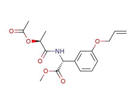 (R)-((S)-2-Acetoxy-propionylamino)-(3-allyloxy-phenyl)-acetic acid methyl ester