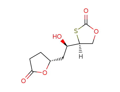 (S)-4-[(R)-1-Hydroxy-2-((R)-5-oxo-tetrahydro-furan-2-yl)-ethyl]-[1,3]oxathiolan-2-one