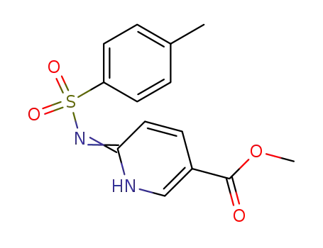 Molecular Structure of 209971-44-8 (METHYL 6-([(4-METHYLPHENYL)SULFONYL]IMINO)-3(1H)-PYRIDINECARBOXYLATE)