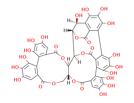 Molecular Structure of 24312-00-3 (Castalagin)
