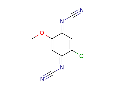 2-chloro-N,N'-dicyano-5-methoxy-1,4-benzoquinonediimine