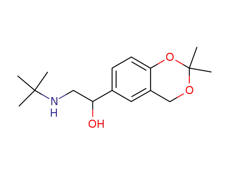 2-(tert-butylamino)-1-(2,2-dimethyl-4H-benzo[d][1,3]dioxan-6-yl)ethanol