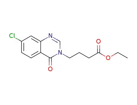 4-(7-chloro-4-oxo-4H-quinazolin-3-yl)-butyric acid ethyl ester