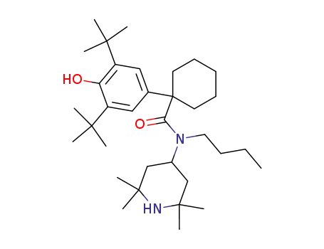 1-(3,5-di-tert-butyl-4-hydroxy-phenyl)-cyclohexanecarboxylic acid butyl-(2,2,6,6-tetramethyl-piperidin-4-yl)-amide