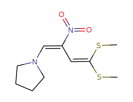 (1E)-4,4-bis(methylthio)-2-nitro-1-pyrrolidino-1,3-butadiene