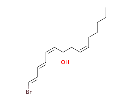 (1E,3E,5Z,9Z)-1-bromo-7-hydroxypentadeca-1,3,5,9-tetraene
