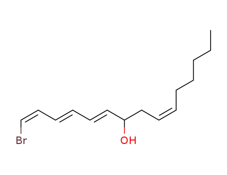 (1Z,3E,5E,9Z)-1-bromo-7-hydroxy-pentadeca-1,3,5,9-tetraene