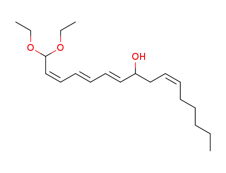 (2Z,4E,6E,10Z)-1,1-diethoxyhexadeca-2,4,6,10-tetraen-8-ol