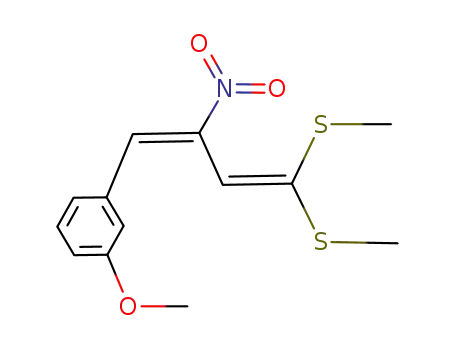 (E)-4-(3-methoxyphenyl)-1,1-bis(methylthio)-3-nitro-1,3-butadiene