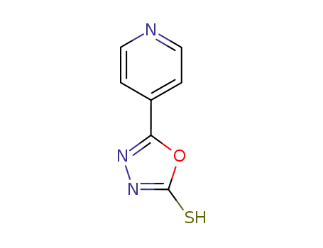 Molecular Structure of 15264-63-8 (5-(4-PYRIDYL)-1,3,4-OXADIAZOLE-2-THIOL)