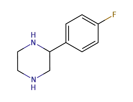 Molecular Structure of 65709-33-3 (2-(4-FLUORO-PHENYL)-PIPERAZINE)