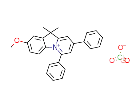 2-methoxy-10,10-dimethyl-6,8-diphenyl-10H-pyrido[1,2-a]indolium perchlorate