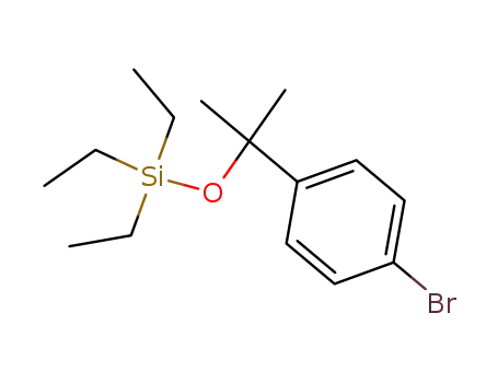 O-triethylsilyl 2-(4-bromophenyl)propen-2-ol