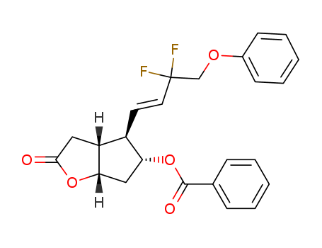 2H-Cyclopenta[b]furan-2-one, 5-(benzoyloxy)-4-[(1E)-3,3-difluoro-4-phenoxy-1-buten-1-yl]hexahydro-, (3aR,4R,5R,6aS)-