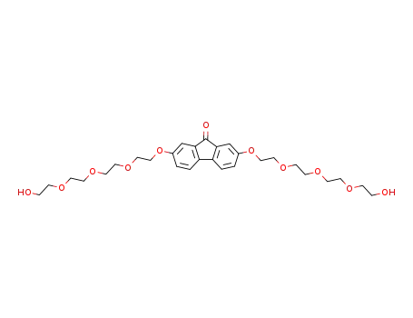 9H-Fluoren-9-one,
2,7-bis[2-[2-[2-(2-hydroxyethoxy)ethoxy]ethoxy]ethoxy]-