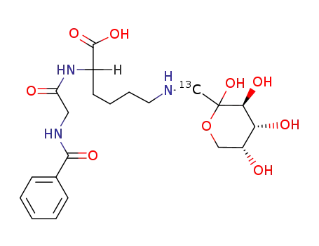 [1-13C]Nε-(1-deoxy-D-fructos-1-yl)hippuril-lisine