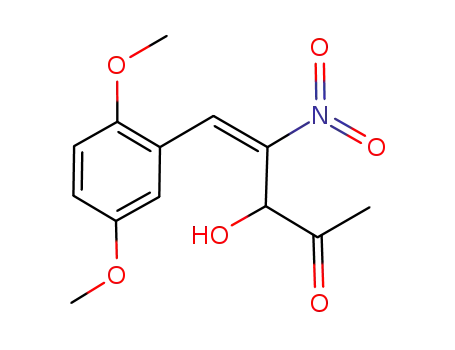 (E)-3-hydroxy-5-(2,5-dimethoxyphenyl)-4-nitropent-4-en-2-one